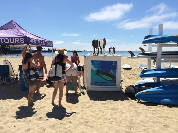 WaveJet's tweet image. WaveJet teamed up with Santa Barbara Fitness Tours and is running free demos today at the pier!!  #wavejet