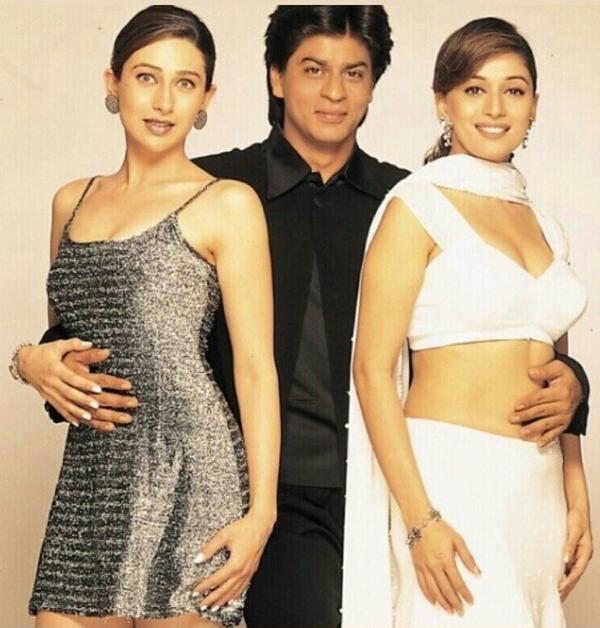 ZoomTV's tweet photo. #Bollywood #Flashback - SRK, Karisma &amp; Madhuri in #DilTohPagalHai http://t.co/4lS81nqhSJ