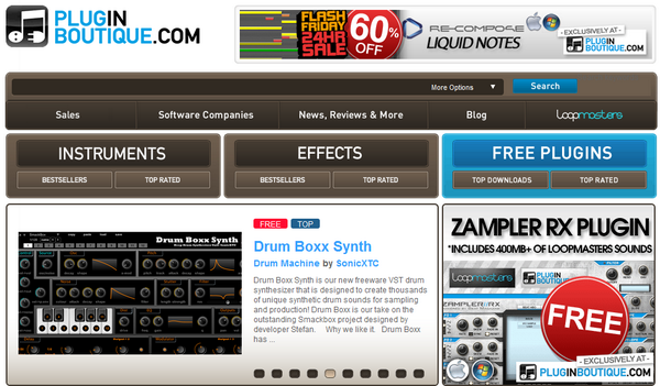 SonicXTC's tweet photo. Thanks @PluginBoutique for featuring freeware Drum Boxx Synth! @PluginBoutique rocks for music producers! http://t.co/Yzepx83Gxt