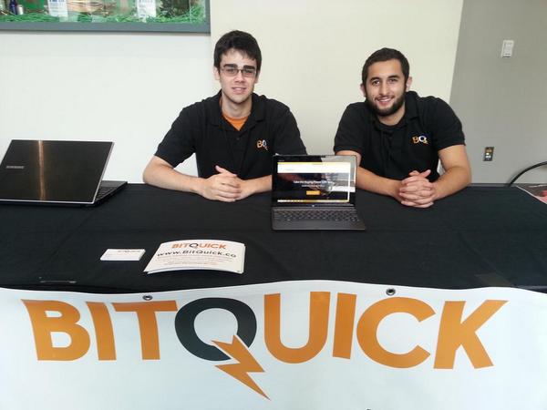 FollowMyVote's tweet image. We had a great convo with BitQuick at Cryptolina! #BitQuick #FollowMyVote #Cryptolina