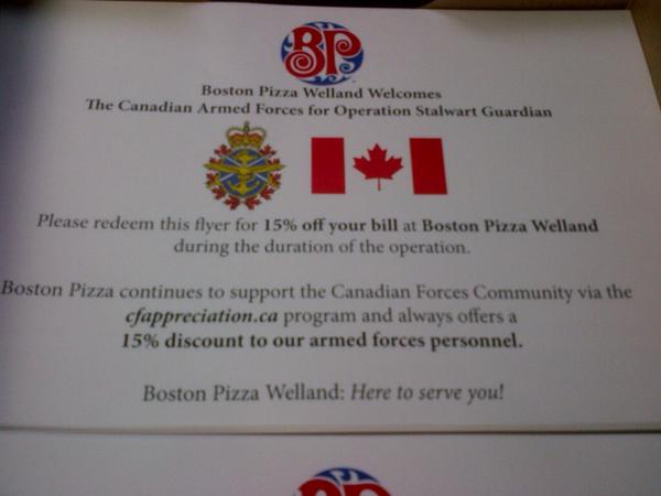 We welcome all of the Canadian forces to Welland for "Exercise Stalwart Guardian" #heretoserveyou