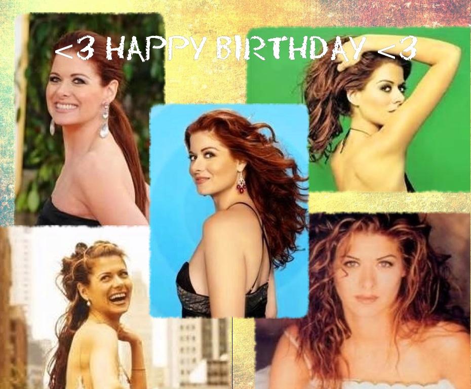 <3 HAPPY BIRTHDAY TO THE AMAZING AND GORGEOUS DEBRA MESSING <3 HOPE YOU LIKE THIS!!! ;) 