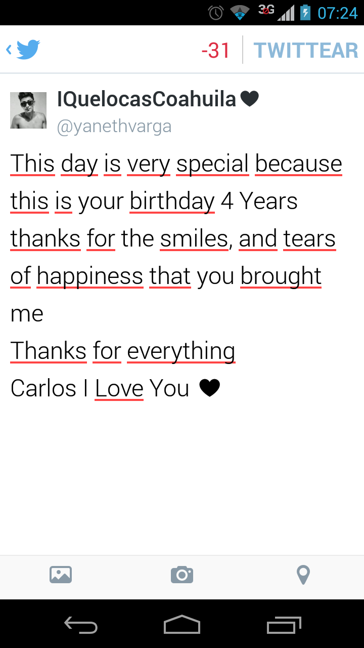  Happy Birthday Carlos pena Love You 