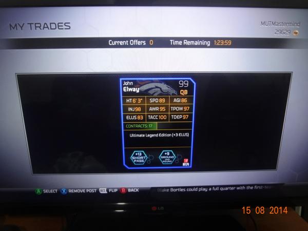 firstspacecadet's tweet image. UL John Elway on the TB! Up for 2 Days with 17 contracts! Picking a random offer when I hit 1.6k followers! RETWEET!!