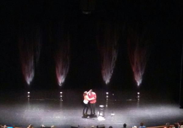 seequeencity's tweet photo. Laughed so good with @anjelahjohnson tonight. Which way is East? #Taken #liamneeson He did all that w/ a flip phone! http://t.co/dotPfDJ2yX