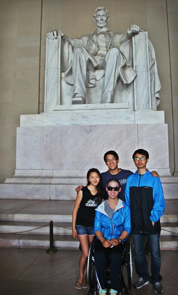 WheelProj2014's tweet image. #washington #dc! the #LincolnMemorial! #travel #AccessibleDC #wheelchair