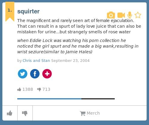 What does a girl squirting mean