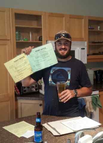 Perry_199's tweet photo. PERMITS in hand!!!!!!!! Yeah!! @RetiredSevern @BillHenry96 @MSquared4 @StaceyLeeCraig #finally #icfbuild http://t.co/IRzEtYgS40
