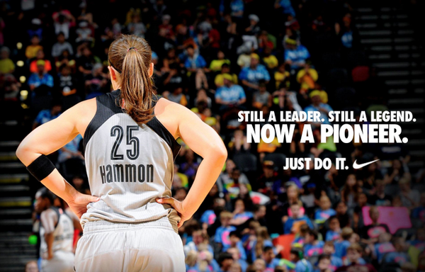 JayBilas's tweet photo. Cool Nike ad honoring San Antonio's Becky Hammon. http://t.co/ehO393pFKv