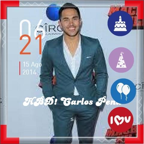 Happy Birthday Carlos Pena       25 years 