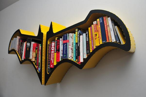 HerUniverse's tweet photo. Dark Knight #DIY - this Batshelf is perfect for your #Batman graphic novel collection! http://t.co/6zBlTmMLIb