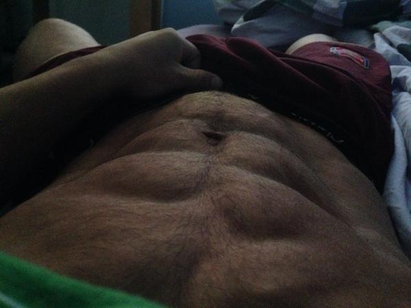 onur hasan on twitter morning abs looks like its popping out 8days