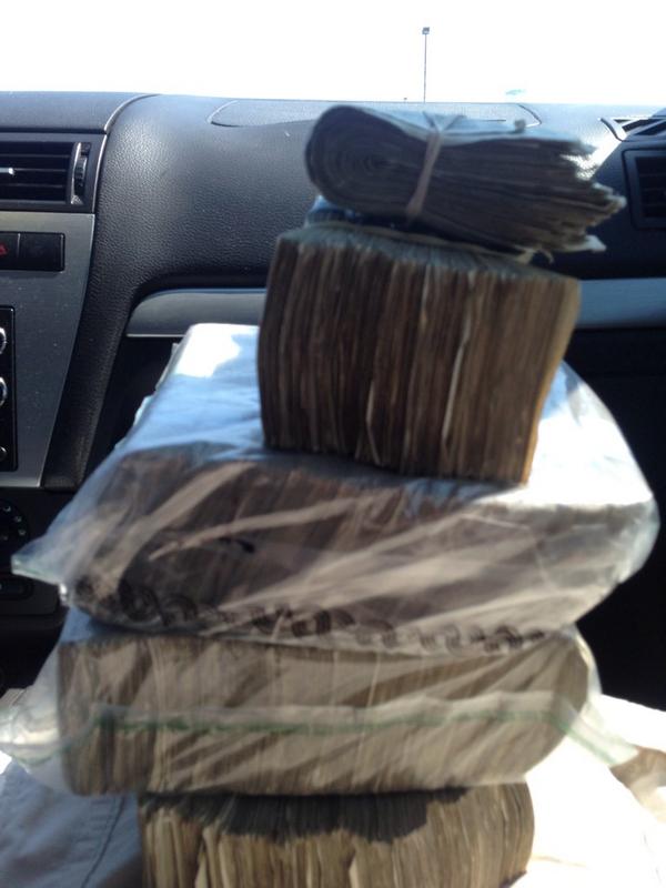 Leaning tower of money. #weball