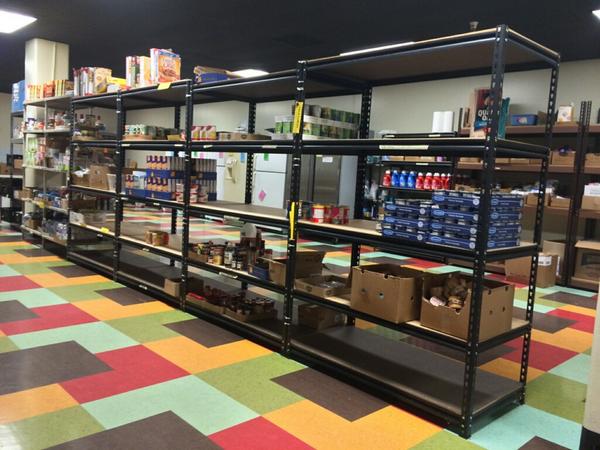 crosspointega's tweet photo. #carepointe food pantry shelves bare @crosspointega. Bring food donations on Sunday! #loveserveshare #bemore http://t.co/l1GzegqFnP