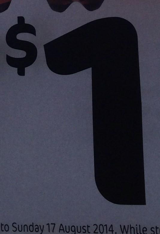 I'm obsessed! Everywhere I go there's $1 signs jumping out at me... Can you find any weird or cool $1 images?