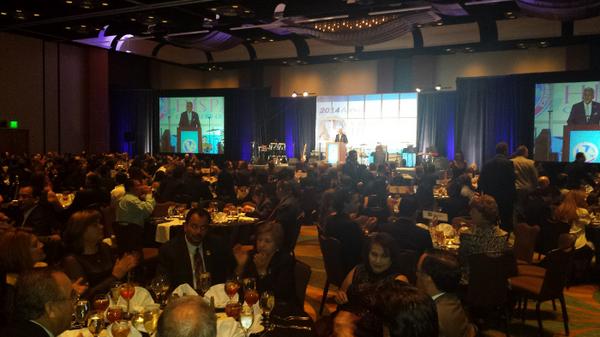 CAHispanic's tweet photo. The @CAHispanic Convention awards & gala is underway! #CHCC2014 http://t.co/7zUrqACuBx
