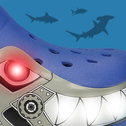 light up fish crocs