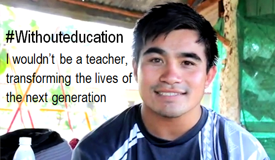 KellyHolyoake's tweet photo. 3 Days to go! World Humanitarian Day, August 19. Where would you be #WithoutEducation? http://t.co/mWNOMQkAJQ http://t.co/hXKVSxYyoL