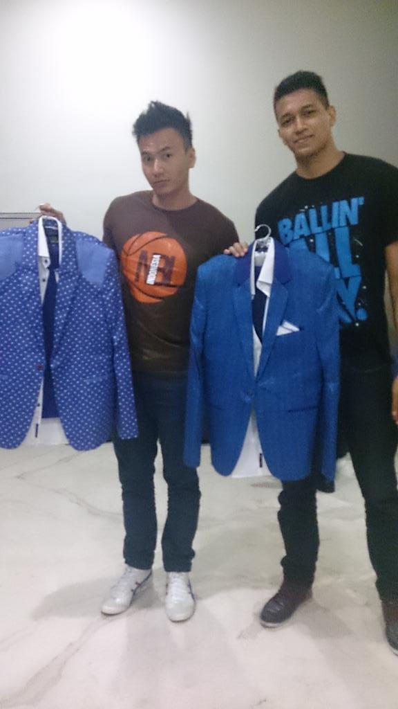 Wardrobe yg akan dikenakan <a href="/Saputra_Wijaya/">Wijaya Saputra</a> &amp; <a href="/GalankGunawan/">Galank Gunawan</a> mlm nanti. Kalau yg lain? #NBLOnAFW14