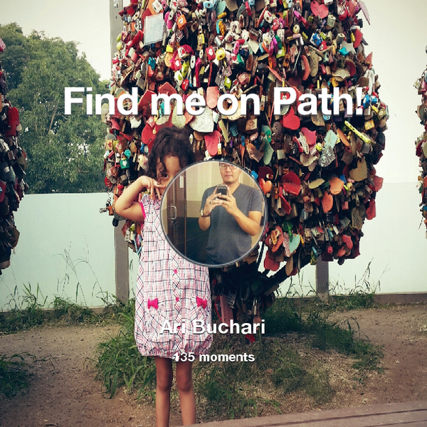 riex_mrbuch's tweet photo. I've shared 135 memories with my friends on #Path - see them now at http://t.co/FDSipJrAfZ! #thepersonalnetwork http://t.co/POChlRttxf