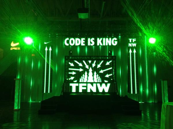 AaronThompsonCS's tweet image. Not a negative tweet out there about #tfnw. For good reason - #codeisking @FarrahC32