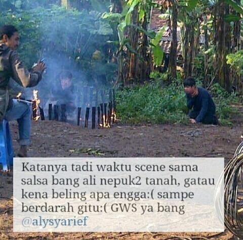 HisAlicious's tweet photo. Omggg:( GWS ya bang ♥ @alysyarief  [BehindTheScenes] @PrillyBie http://t.co/otvkpLQOg3