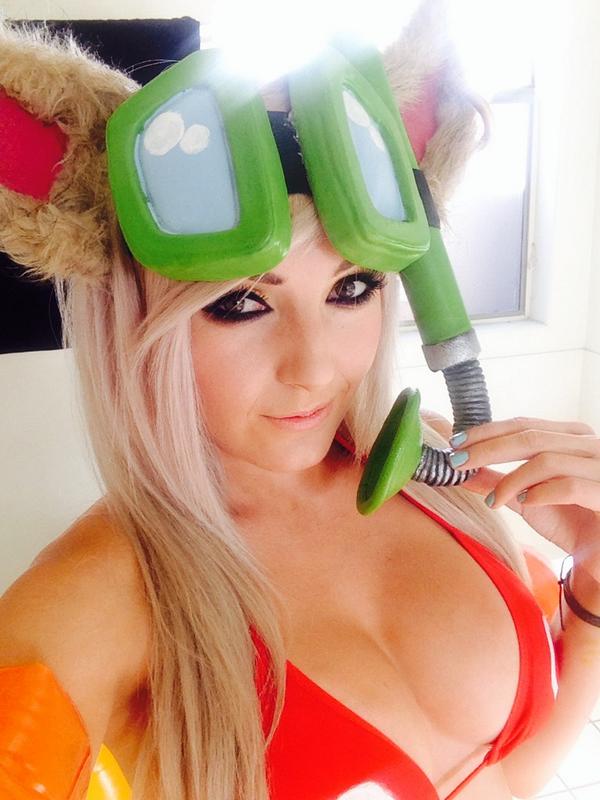 Jessica Nigri On Twitter Today I Shot My Poolpartyziggs Costume