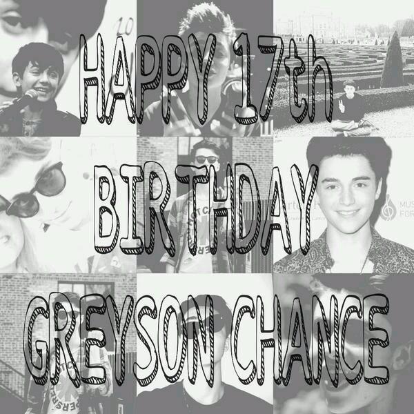 Happy Birthday Greyson Chance   