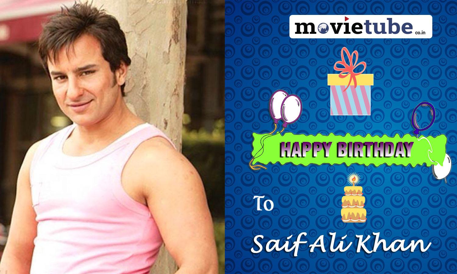 Happy Birthday Saif Ali Khan 