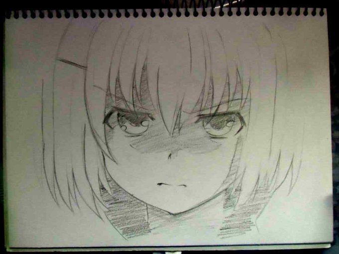 目印用の折紙スケブ 会場で新刊を買っていただいた方には狂三のポストカードをおつけしますのでよろしくお願いします 