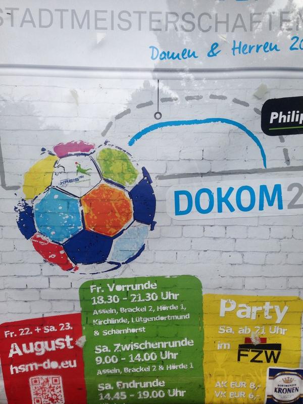 Wer am Wochenende um den 23.08 noch nichts vor hat, kommt zur Stadtmeisterschaft #Dortmund #handball #osc