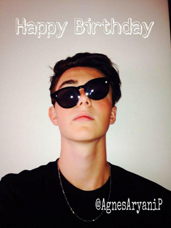 Happy Birthday Greyson Chance  Happy sweet seventeen! Wish u all the best   and I hope youll follow back me 