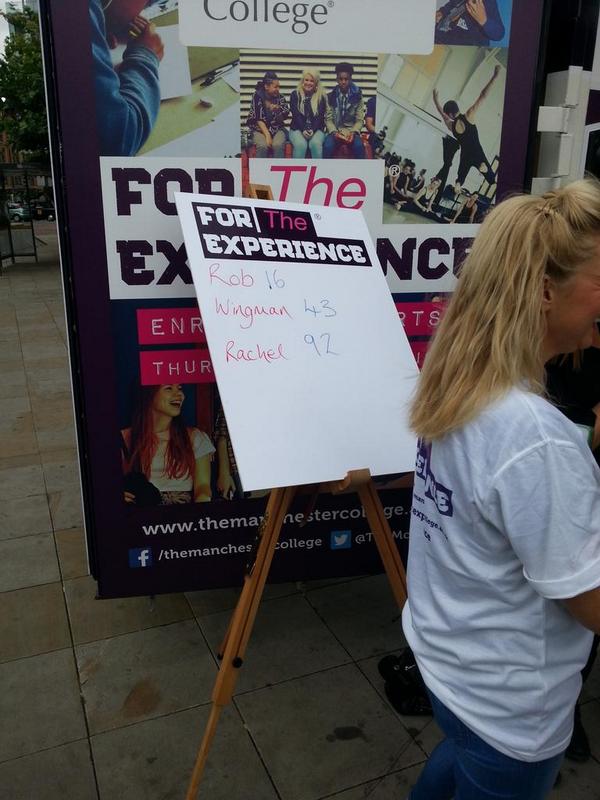 TheMcrCollege's tweet photo. @TheRobEllisShow Rachel trouncing the guys #skills #crateexperience http://t.co/QE2qVOC3Bv