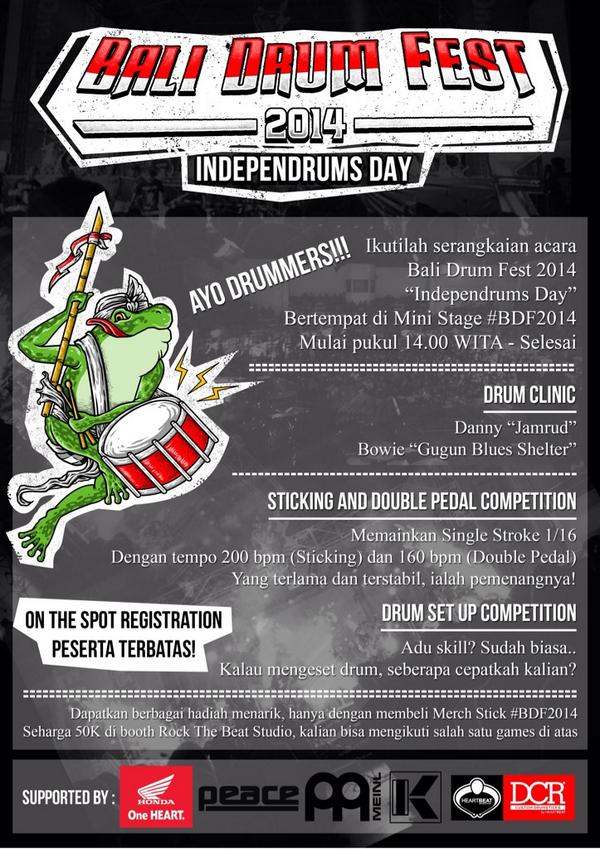 Ikutilah klinik dan berbagai games seru besok di acara #BDF2014