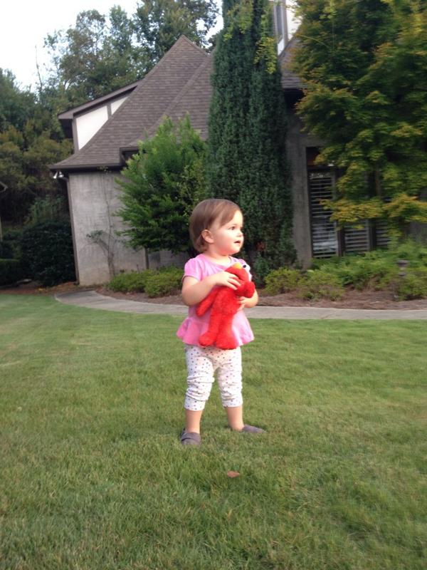 staceygresham's tweet image. Grey's first sleepover