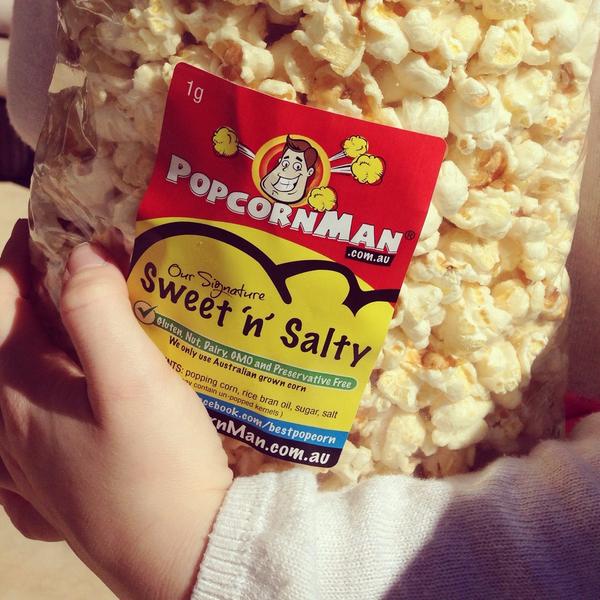 On a night like this there's only one thing to do - movie and popcorn feast!