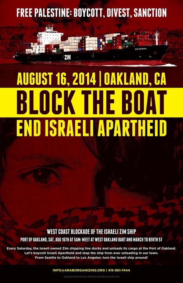 ALL OUT AUGUST 16TH, #OAKLAND/#BAYAREA #LA #SEATTLE

West Coast #PortShutdown #BlocktheBoat for Gaza!