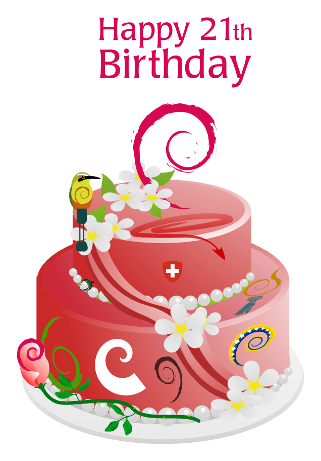 Debian bestaat deze maand 21 jaar (afbeelding via Tecmint)