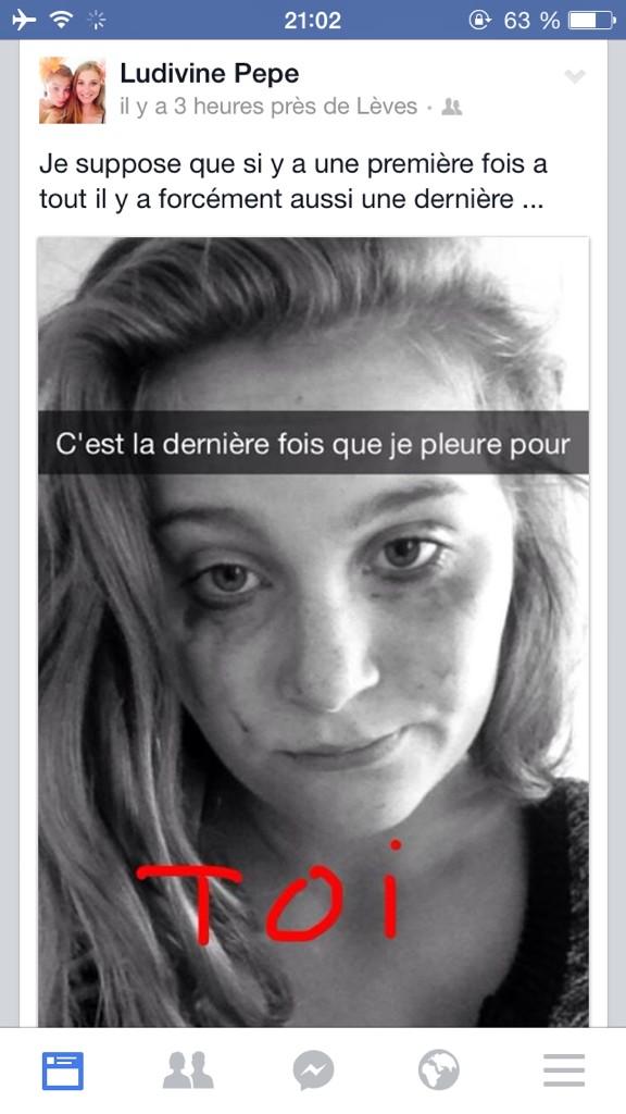 PVassort's tweet image. Pendant ce temps sur Facebook, la fragilité persiste...