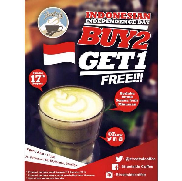 ralat : promo berlaku untuk tanggal 17-19 Agustus 2014.