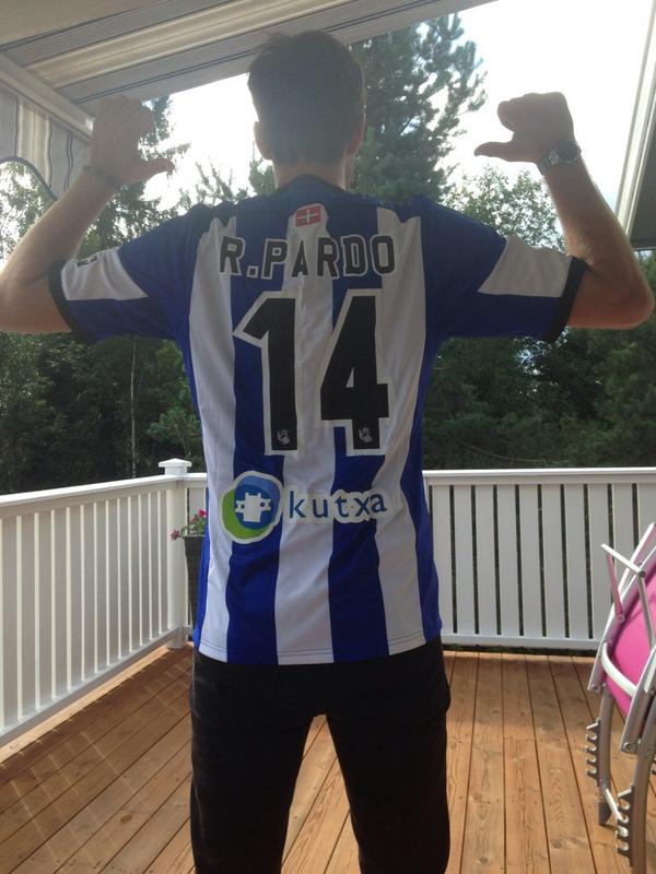ErrealaNorge's tweet photo. Nå kan La Liga-sesongen starte!! Rubén Pardo #Pardismo @PetterVeland @zebillman @MatEkker #Cmore http://t.co/1goQWp079X