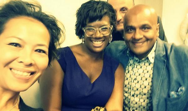 hannahelps's tweet image. Great to meet you Tamika @auwai_inc with @AshSilva and Antonio enjoying #MessageMasters #DYPB14