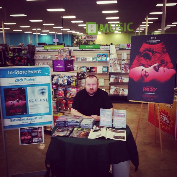 AlongTheTracks's tweet photo. #PROXY Blu-ray/DVD signing at Hastings in Richmond, IN. Today from Noon-4pm! http://t.co/uJMUxI7vTr