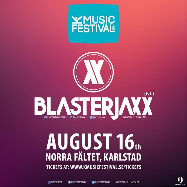 Blasterjaxx's tweet photo. Sweden Karlstad "K Music Festival" we are ready for you tonight!!! #BlasterjaxxEurope http://t.co/Kcg3RWjFfc