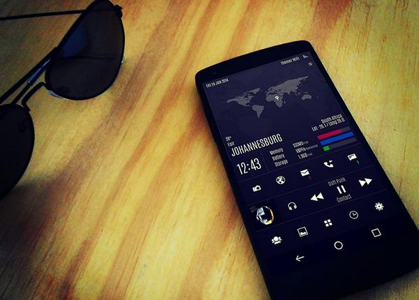 GRokai's tweet image. I&apos;m using the Dark Pro UI theme on my Android phone thanks to #Themer. #HomescreenEnvy themerapp.com/themes/share/5…