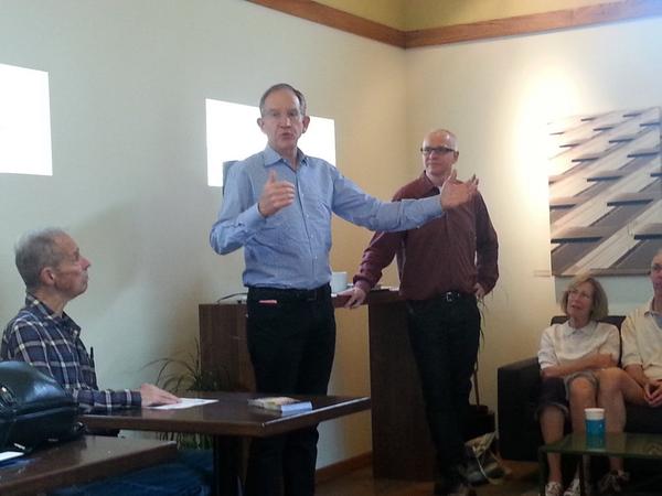 43rdWardGOP's tweet photo. IL 5th Congressional Candidate @VoteVinceKolber speaking at today's 43rd Ward GOP meeting. #Congress http://t.co/xa5aTP9tlM