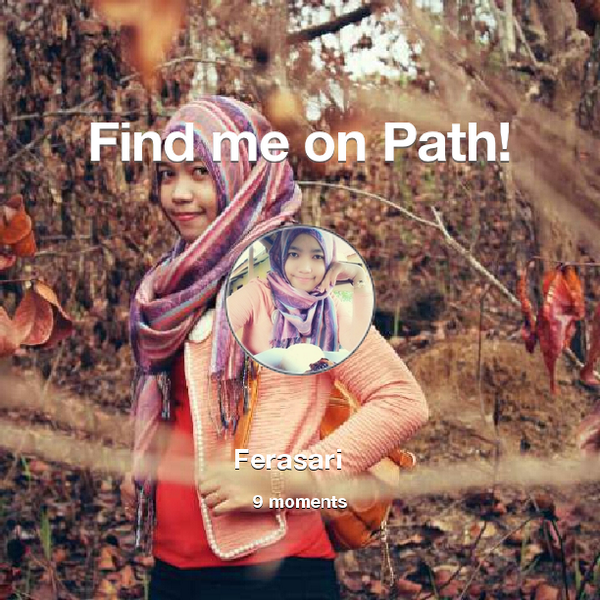 Ferasasri's tweet photo. Find me on #Path now! Go to: http://t.co/OOqh5oC5Sb! #thepersonalnetwork http://t.co/fSyHxHN59V