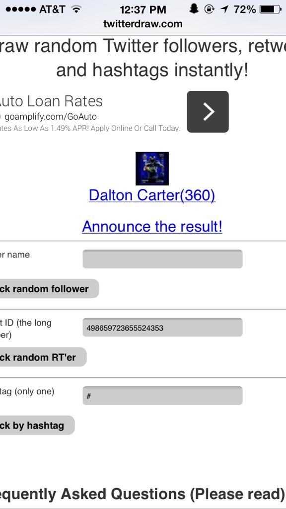LegitMutTraders's tweet image. Congrats to @TrueDalton for winning M25 Dawkins and Derrick Thomas!
Contact @MUTTitan to claim