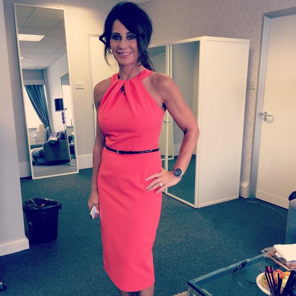 The very fabulous Nadia Comaneci wearing @Coast_Stores tonight on tumble <a href="/BBCOne/">BBC One</a>