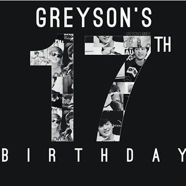  happy birthday greyson chance!i love you so much all the best for you babe :) 